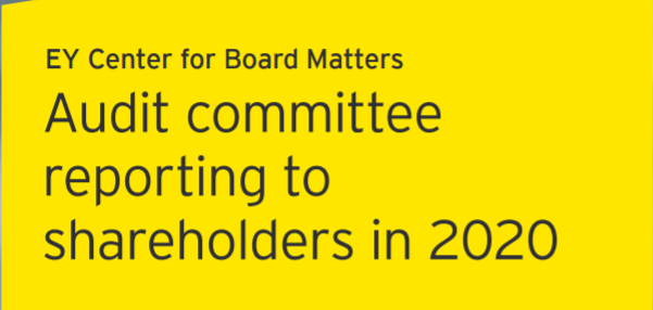 Audit committee reporting to shareholders in 2020 EY 